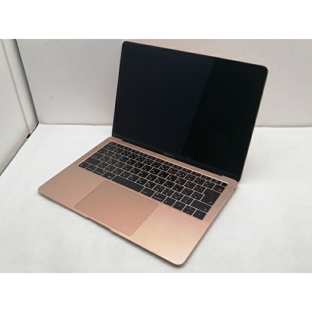 【中古】Apple MacBook Air 13in Corei5:1.6GHz 256GB ゴールド MREF2J/A (Late 2018)【仙台イービーンズ】引きうける継続期間１ヶ月【位置づけるC】