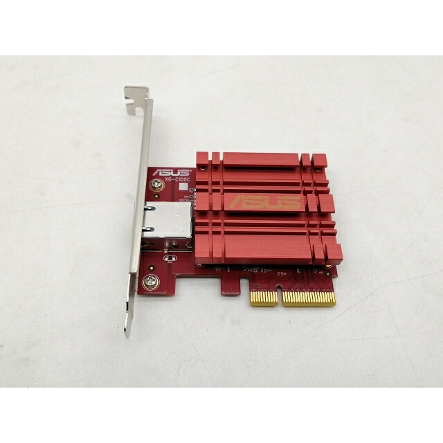 【中古】ASUS XG-C100C 10GBASE-T/PCIe x4【仙台イービーンズ】引き請ける継続期間１週