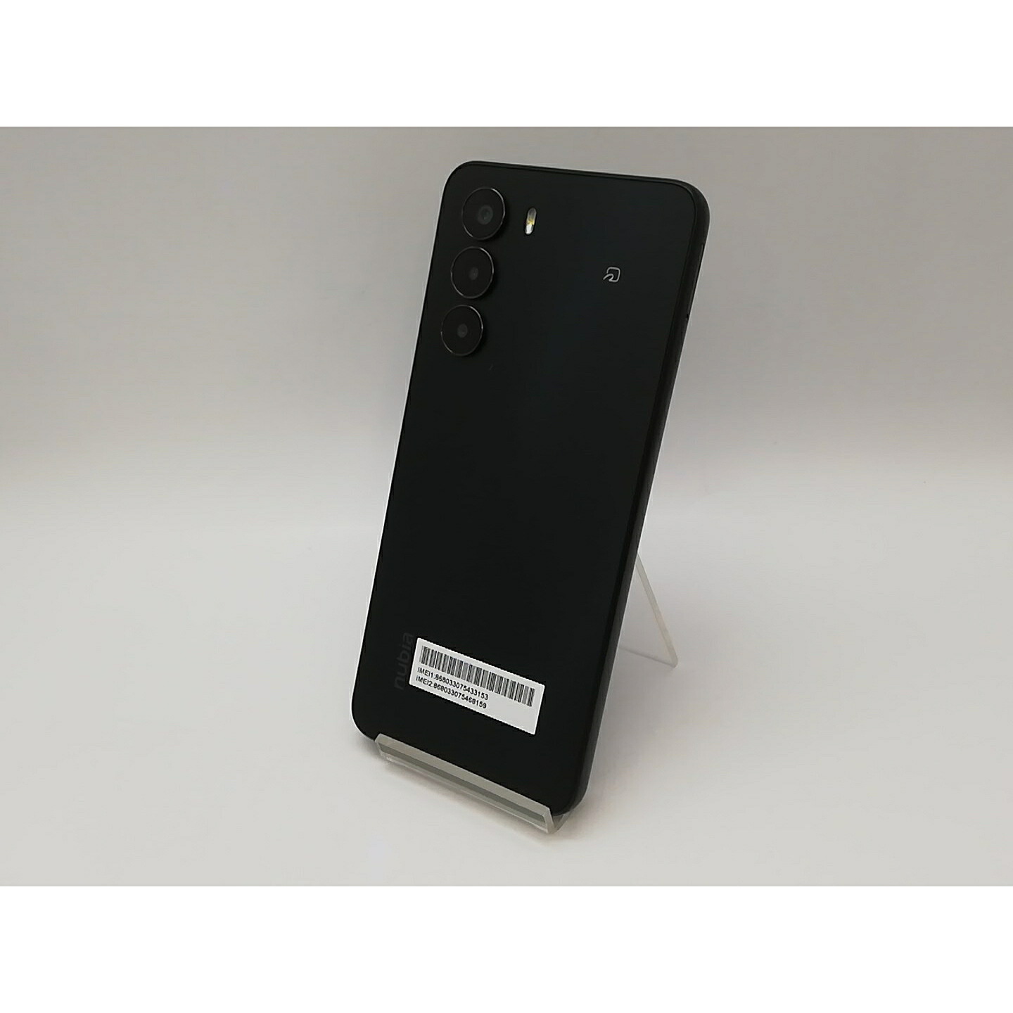 【未当て嵌める】ZTE ymobile 【SIM無償性】 nubia S 5G 4GB 128GB 黒いこと A403ZT【鹿児島中町】引き受ける継続期間３ヶ月