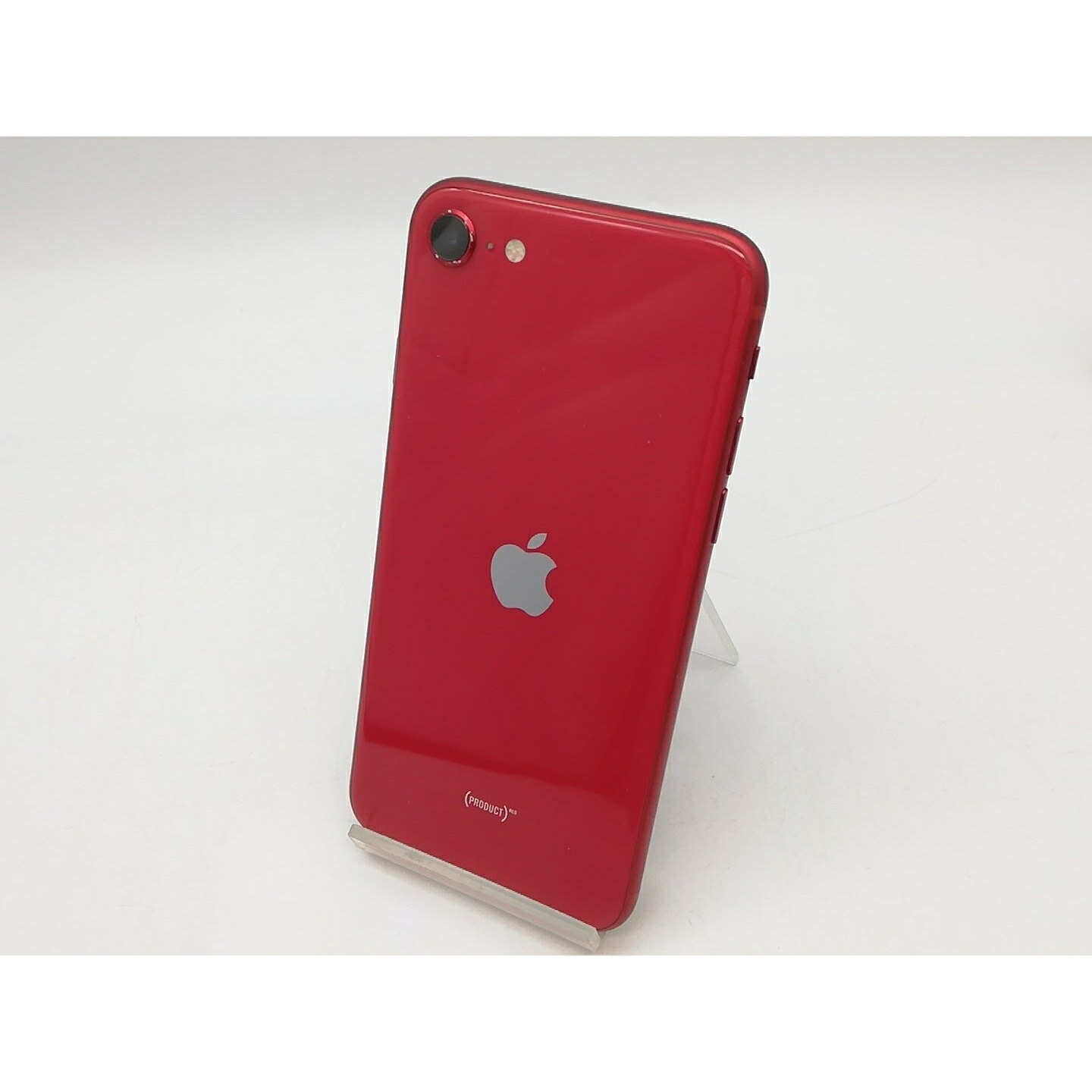 【中古】Apple au 【SIM鍵を掛ける取りけす済み】 iPhone SE（第2時人） 128GB (PRODUCT)RED MXD22J/A【鹿児島中町】引き受ける継続期間１ヶ月【序列付けるC】