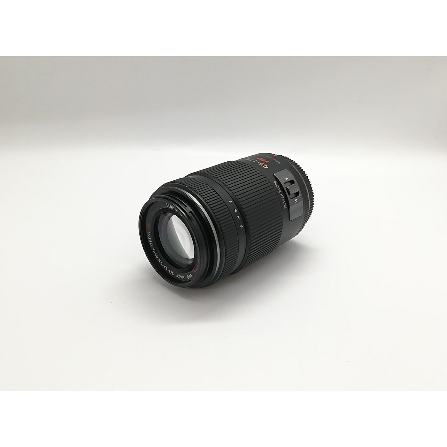 【中古】Panasonic LUMIX G X VARIO PZ 45-175mmF4.0-5.6 ASPH. POWER O.I.S. (黒いこと）【福岡天神】引き請ける継続期間１ヶ月【序列付けるA】