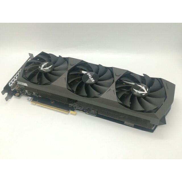 【中古】ZOTAC GeForce RTX 3070 Ti Trinity OC(ZT-A30710J-10P)RTX3070Ti/8GB(GDDR6X)【福岡天神】保証期間1週間