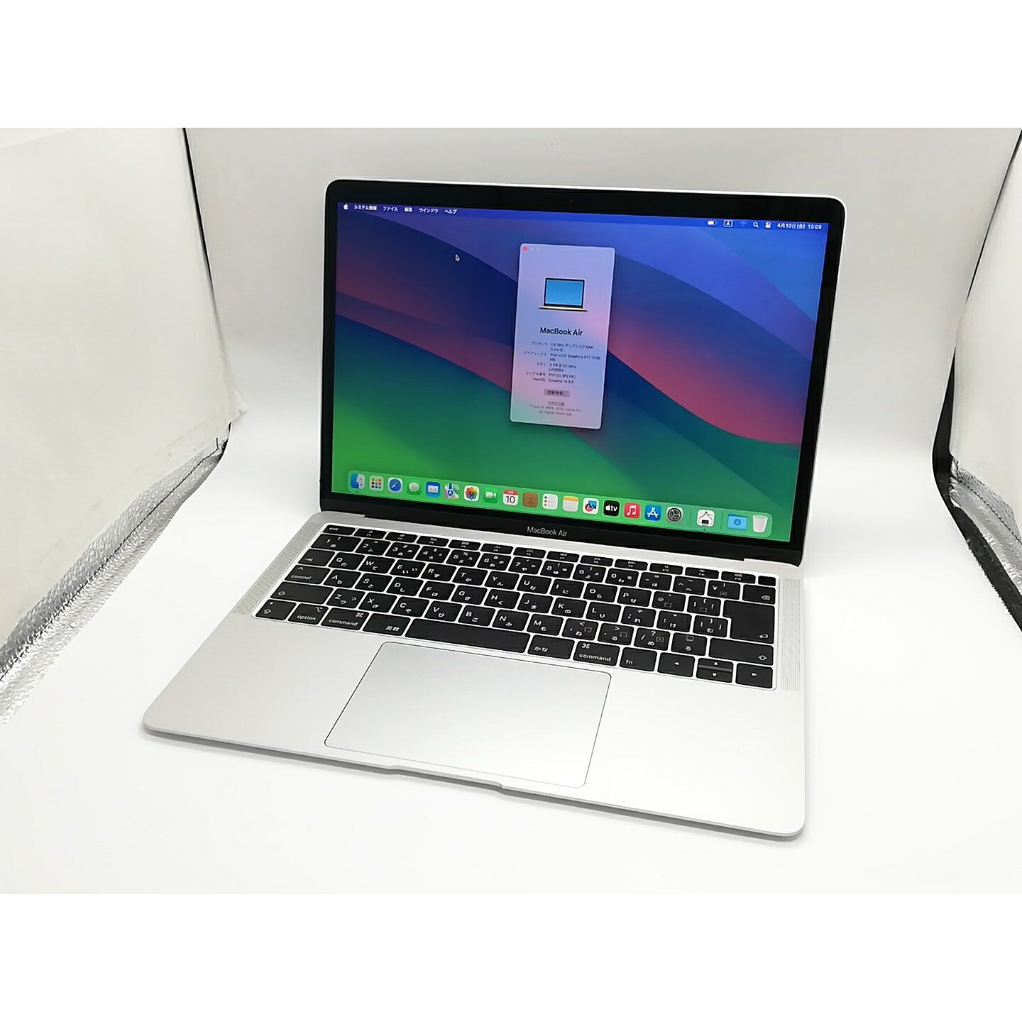 【中古】Apple MacBook Air 13in Corei5:1.6GHz 128GB Touch ID申し受ける模範例 しろがね色 MVFK2J/A (Mid 2019)【福岡天神】引き請ける継続期間１ヶ月【位置付けるB】 パソコン-ノートPC