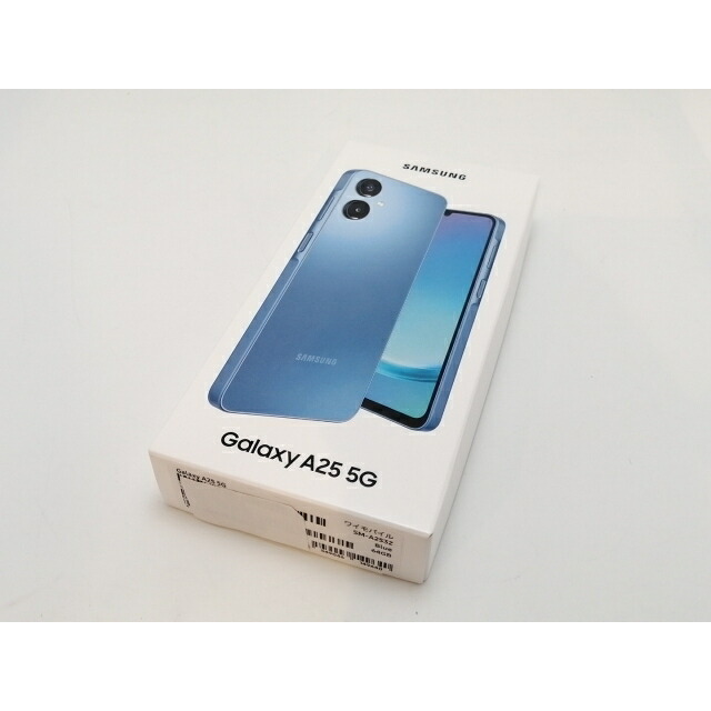 【未使用】SAMSUNG ymobile 【SIMフリー】 Galaxy A25 5G ブルー 4GB 64GB SCSBC1【津田沼】保証期間３ヶ月 17,026円