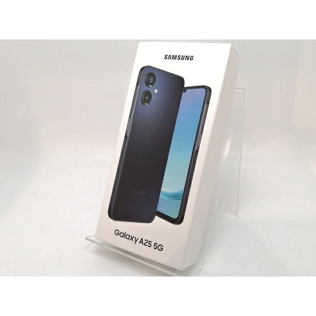 【未当てはめる】SAMSUNG ymobile 【SIM無償性】 Galaxy A25 5G 黒いこと 4GB 64GB SCSBC2【津田沼】引き請ける継続期間３ヶ月