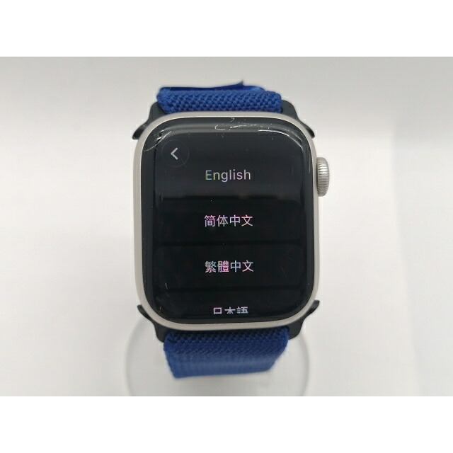 【中古】Apple Apple Watch Series7 41粍 GPS スターライトアルミニウムケース (ダンス楽隊絶無)【津田沼】引き受ける継続期間１ヶ月【序列付けるB】