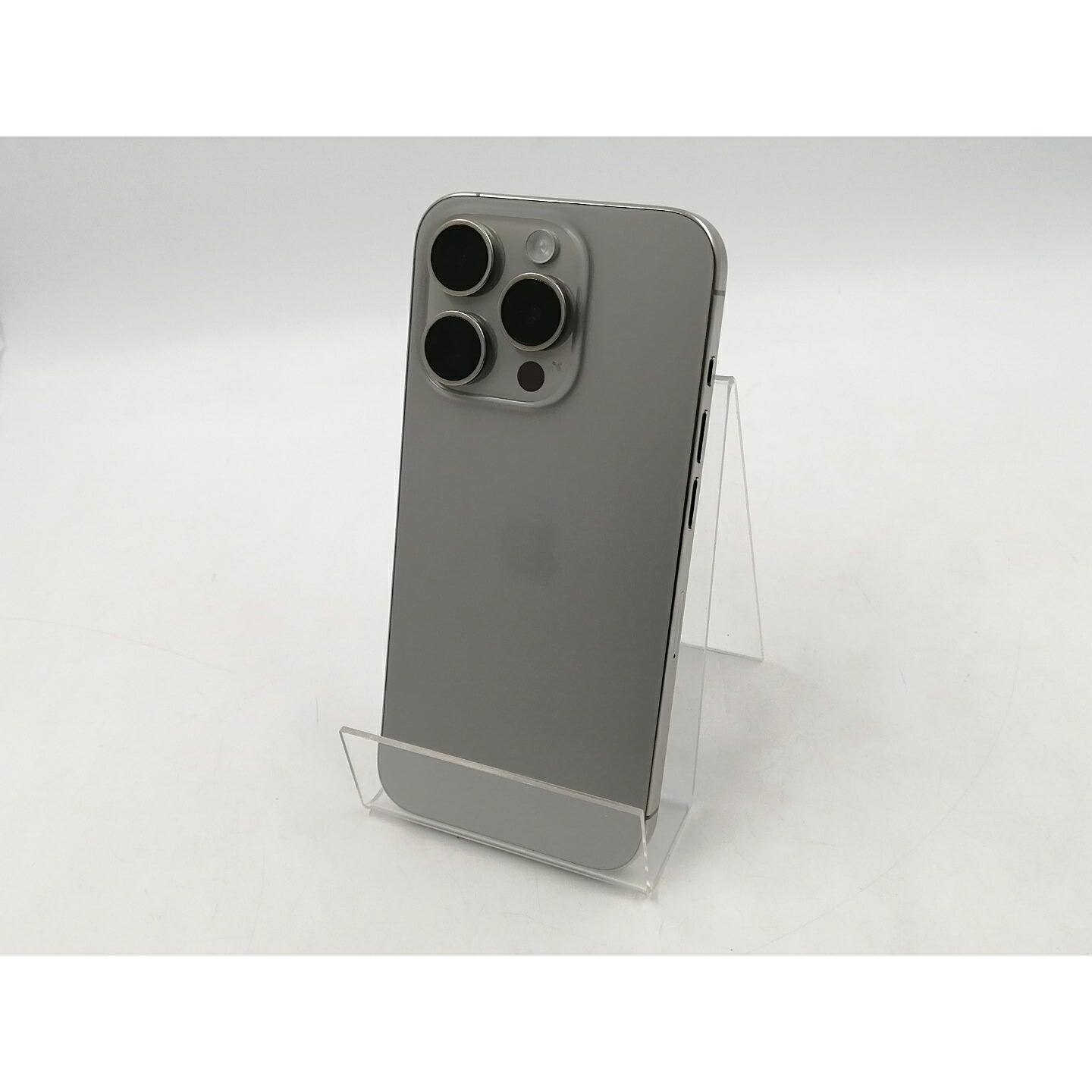 【中古】Apple 国内版 【SIM無償性】 iPhone 15 Pro 128GB 自然的チタニウム MTU93J/A【津田沼】引き受ける継続期間１ヶ月【価値づけるA】
