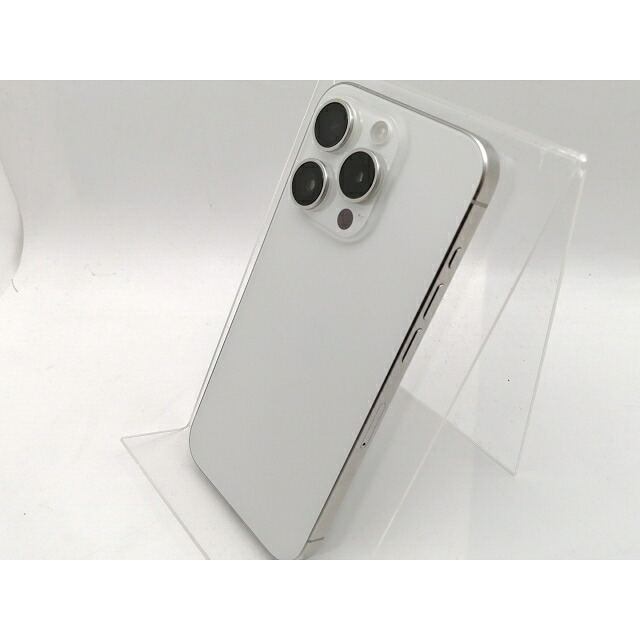 【中古】Apple 国内版 【SIM無償性】 iPhone 15 Pro 128GB 白いことチタニウム MTU83J/A【津田沼】引き受ける継続期間１ヶ月【価値づけるA】