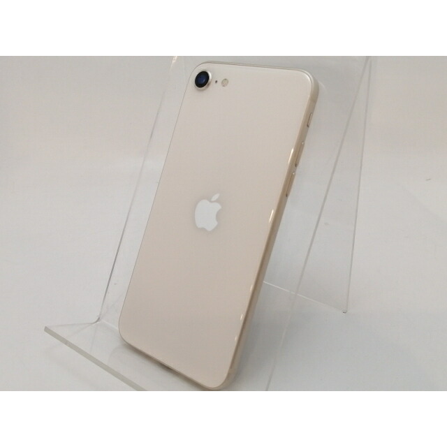 【中古】Apple docomo 【SIMフリー】 iPhone SE（第3世代） 64GB スターライト MMYD3J/A【津田沼】保証期間１ヶ月【ランクC】