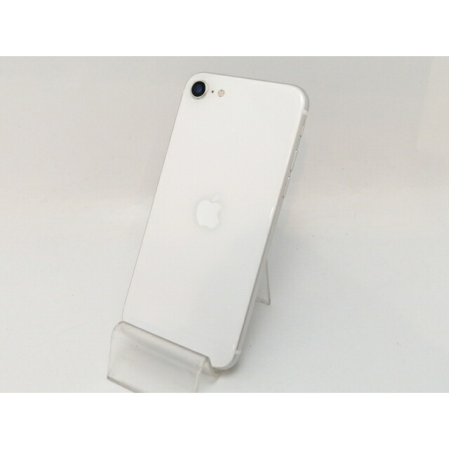 【中古】Apple docomo 【SIM鍵を掛ける取りけす済み】 iPhone SE（第2時人） 128GB 白いこと MXD12J/A【津田沼】引き受ける継続期間１ヶ月【序列付けるC】