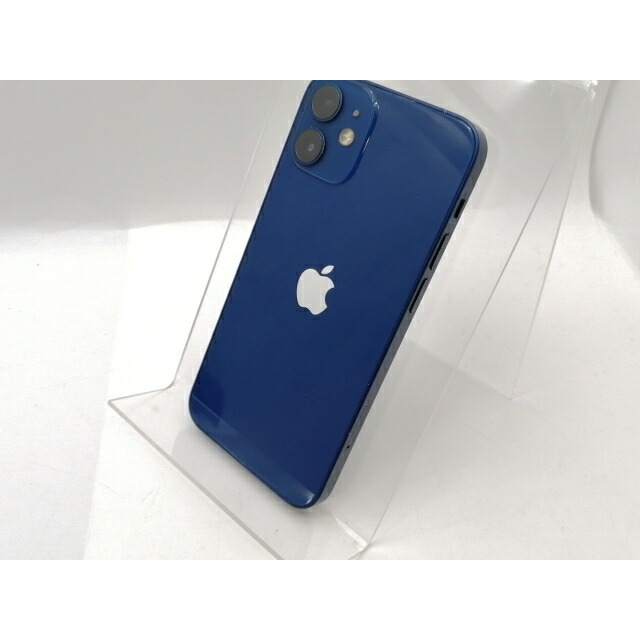 【中古】Apple au 【SIM鍵を掛ける取りけす済み】 iPhone 12 mini 256GB 青碧 MGDV3J/A【津田沼】引きうける継続期間１ヶ月【位置づけるC】