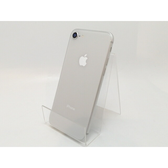 【中古】Apple au 【SIM鍵を掛ける取りけす済み】 iPhone 8 64GB しろがね色 MQ792J/A【津田沼】引き受ける継続期間１ヶ月【序列付けるC】