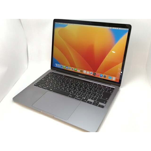 【中古】Apple MacBook Pro 13インチ CTO (M1・2020) スペースグレイ Apple M1(CPU:8C/GPU:8C)/16G/256G【津田沼】保証期間１ヶ月【ランクB】 59,389円