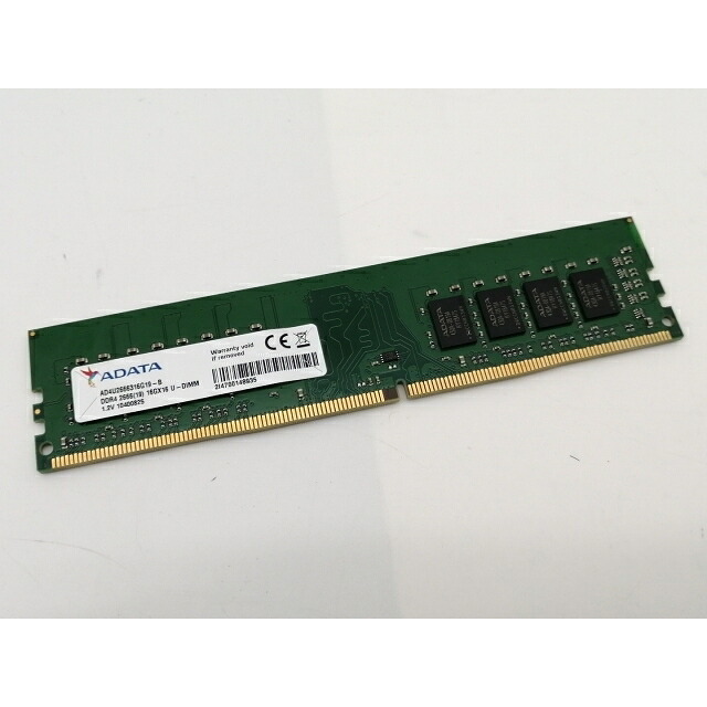 【中古】DDR4 16GB PC4-21300(DDR4-2666)【デスクトップPC用】【津田沼】保証期間１週間｜じゃんぱら店 8,506円