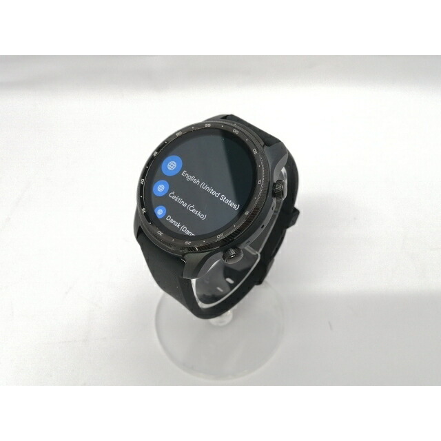 【中古】Mobvoi TicWatch Pro 3 Ultra GPS WH12018 黒いこと【川越クレアショッピングセンター】引きうける継続期間１ヶ月【位置づけるC】
