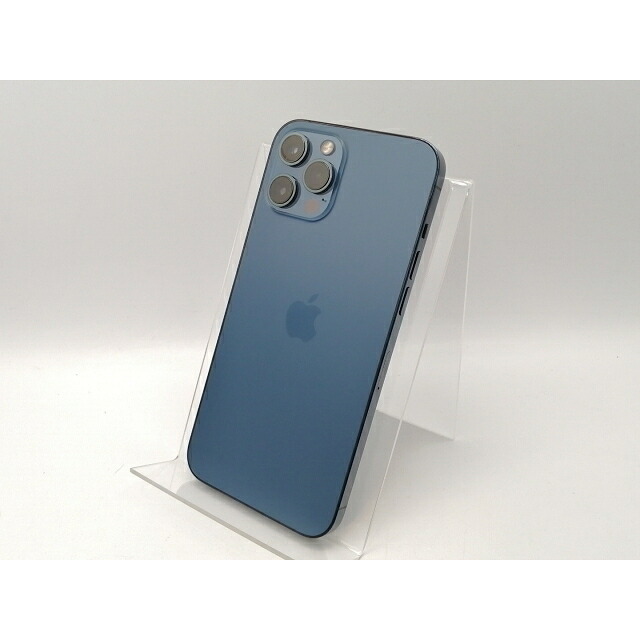 【中古】Apple docomo 【SIMロック解除済み】 iPhone 12 Pro Max 128GB パシフィックブルー MGCX3J/A【川越クレアモール】保証期間１ヶ月【ランクC】