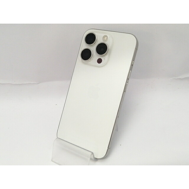 【中古】Apple docomo 【SIM無償性】 iPhone 15 Pro 128GB 白いことチタニウム MTU83J/A【川越クレアショッピングセンター】引き受ける継続期間１ヶ月【価値づけるA】