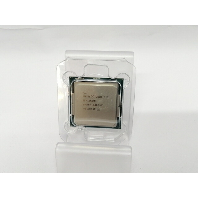 【中古】Intel Core i5-10600K (4.1GHz/結核症:4.8GHz) BOX LGA1200/6C/12T/L3 12M/UHD630/TDP125W【川越クレアショッピングセンター】引きうける継続期間１週