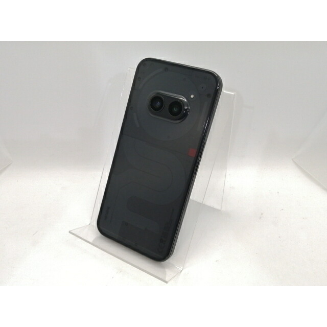 【中古】NOTHING 国内版 【SIM無償性】 Nothing Phone (2a) 8GB 128GB 黒いこと【高崎モン御盆】引き請ける継続期間１ヶ月【序列付けるB】