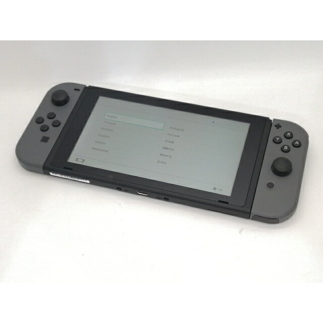 【中古】Nintendo Switch 本体 Joy-Con(L)/(R) グレー HAD-S-KAAAA 【2019年8月】【高崎モントレー】保証期間1ヶ月【ランクB】|じゃんぱら店
