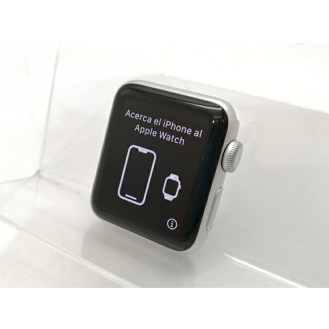 【中古】Apple Apple Watch Series3 GPS 38粍 シルバーアルミケース (ダンス楽隊絶無)【高崎モンお盆】引き受ける継続期間１ヶ月【序列付けるB】