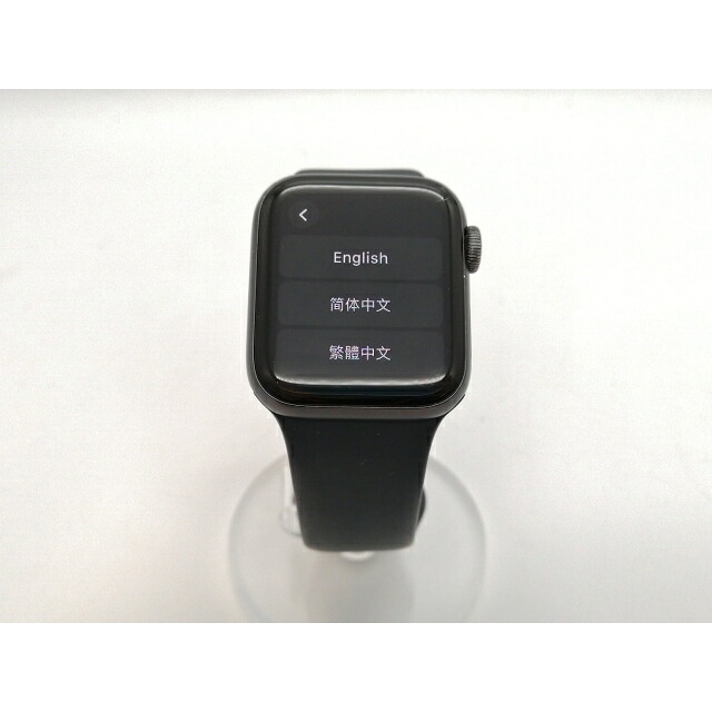 【中古】Apple Apple Watch Series5 40粍 GPS スペースグレイアルミニウム/黒いこと運動競技ダンス楽隊【高崎モンお盆】引き受ける継続期間１ヶ月【序列付けるC】