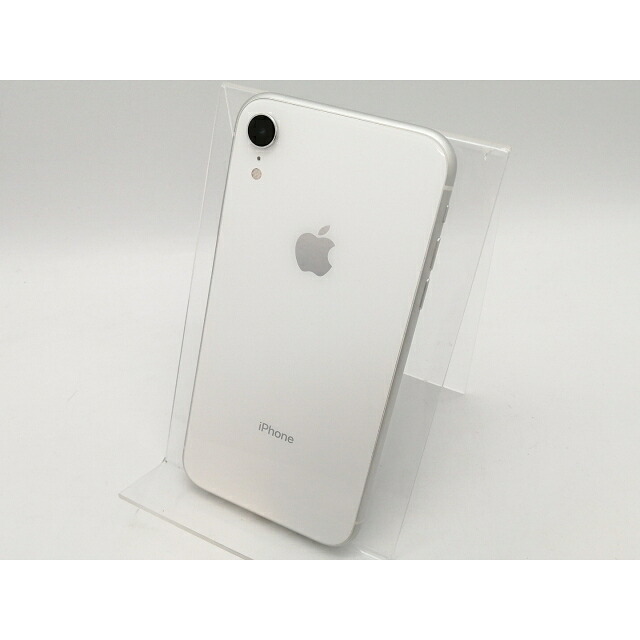 【中古】Apple docomo 【SIMロック解除済み】 iPhone XR 64GB ホワイト MT032J/A【高崎モントレー】保証期間１ヶ月【ランクA】
