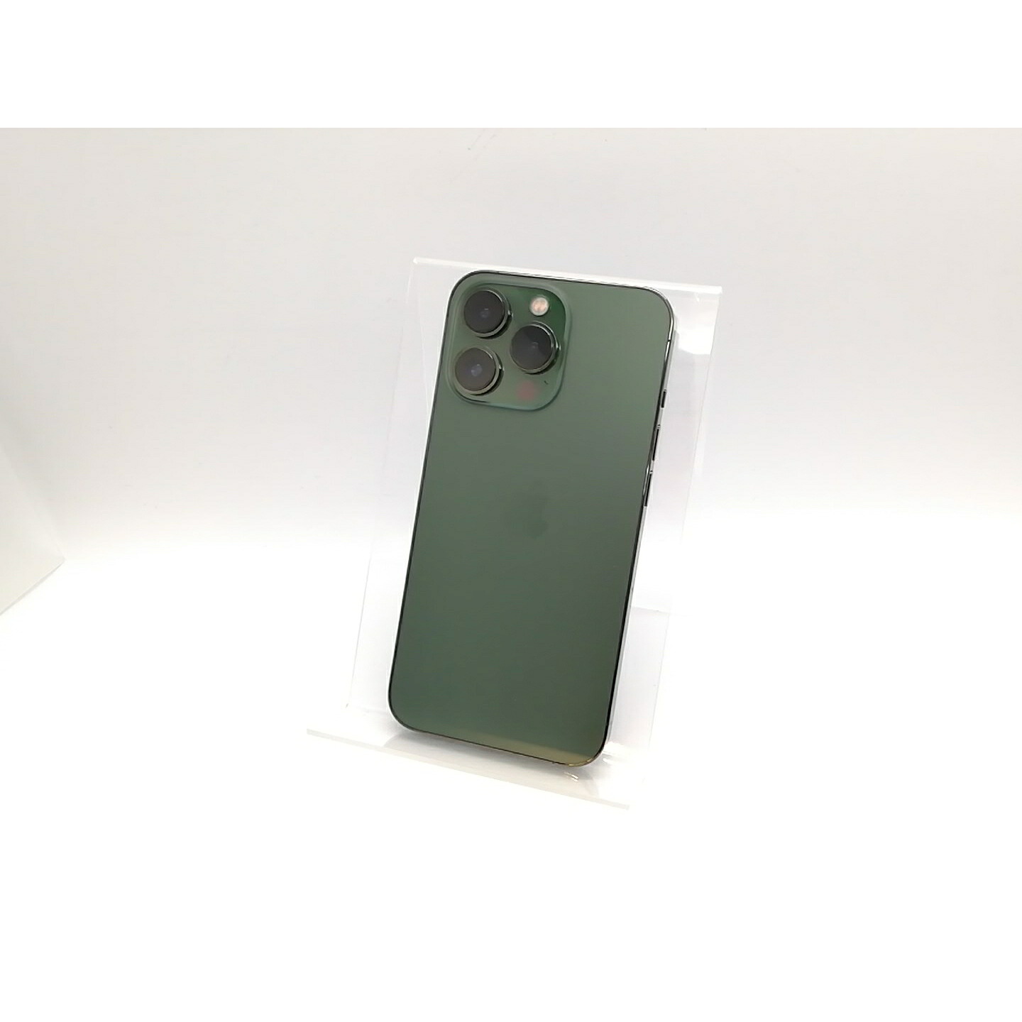 【中古】【赤ロム保証あり】Apple au 【SIMフリー】 iPhone 13 Pro 128GB アルパイングリーン MNDX3J/A【高崎モントレー】保証期間１ヶ月【ランクB】
