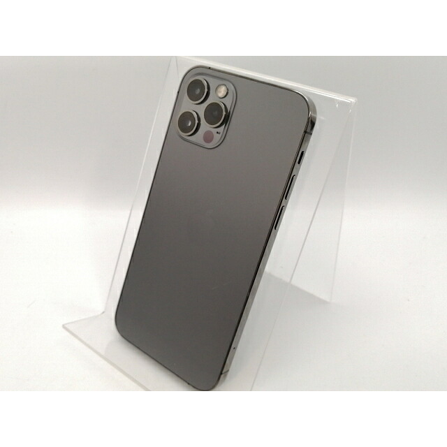 【中古】Apple au 【SIMロック解除済み】 iPhone 12 Pro 128GB グラファイト MGM53J/A【高崎モントレー】保証期間1ヶ月【ランクC】