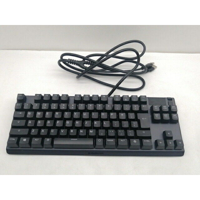 【中古】SteelSeries Apex Pro TKL JP [黒いこと]【高崎モン御盆】引き受ける継続期間１週