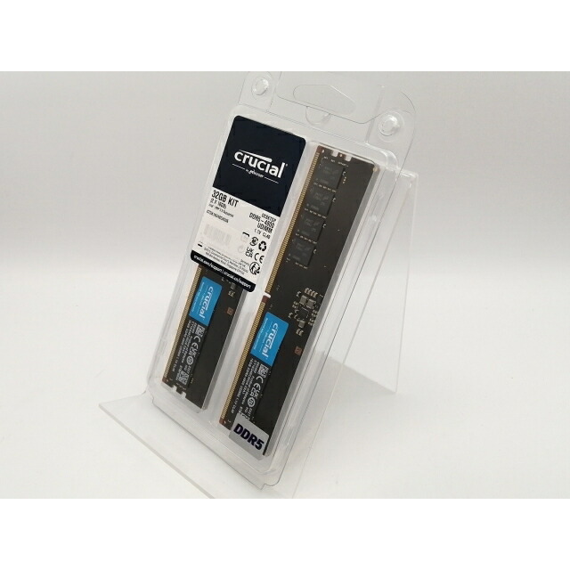 【中古】DDR5 16GB 2枚組（合計32GB） DDR5-4800(PC5-38400)【デスクトップPC用】【高崎モントレー】保証期間１週間｜じゃんぱら店