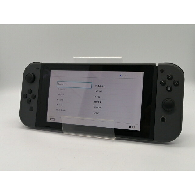 【中古】Nintendo Switch 本体 Joy-Con(L)/(R) グレー HAD-S-KAAAA 【2019年8月】【大須アメ横】保証期間１ヶ月【ランクC】｜じゃんぱら店