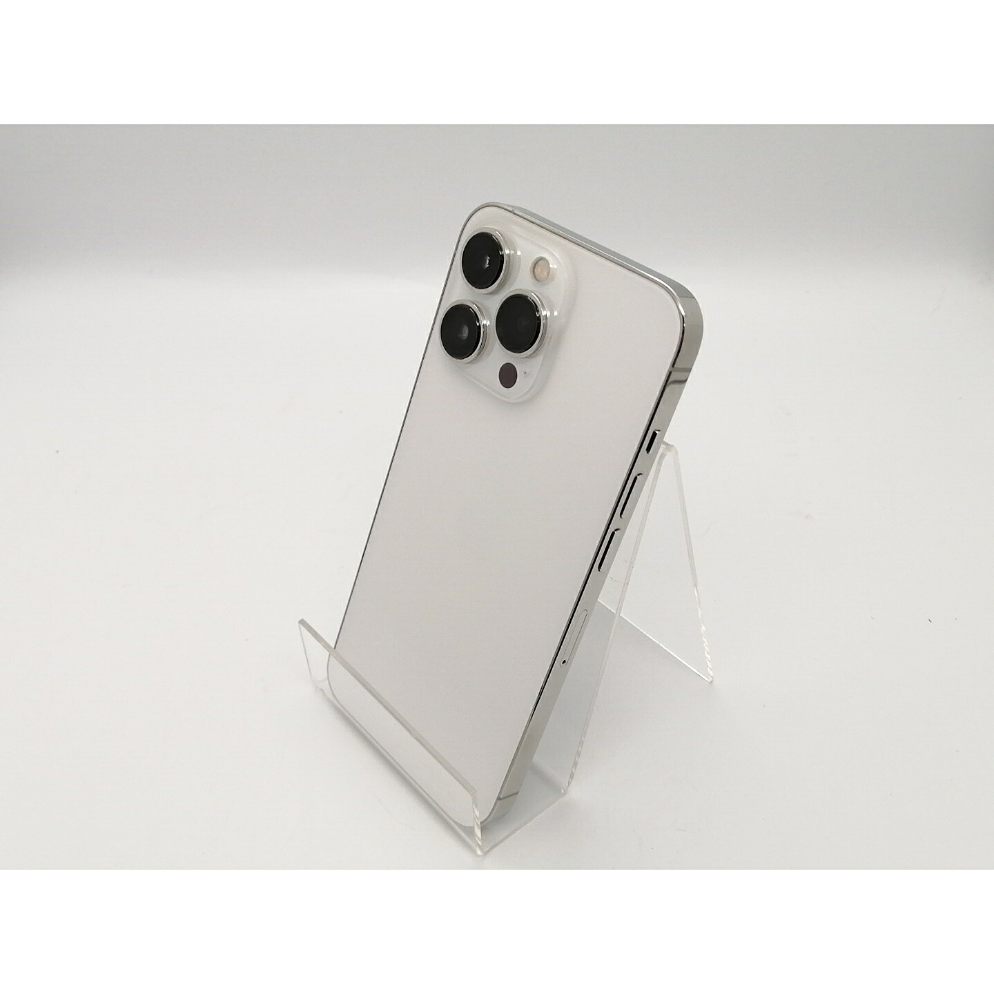 【中古】Apple au 【SIM無償性】 iPhone 13 Pro 1結核症 しろがね色 MLV33J/A【大須アメ横】引きうける継続期間１ヶ月【位置づけるC】