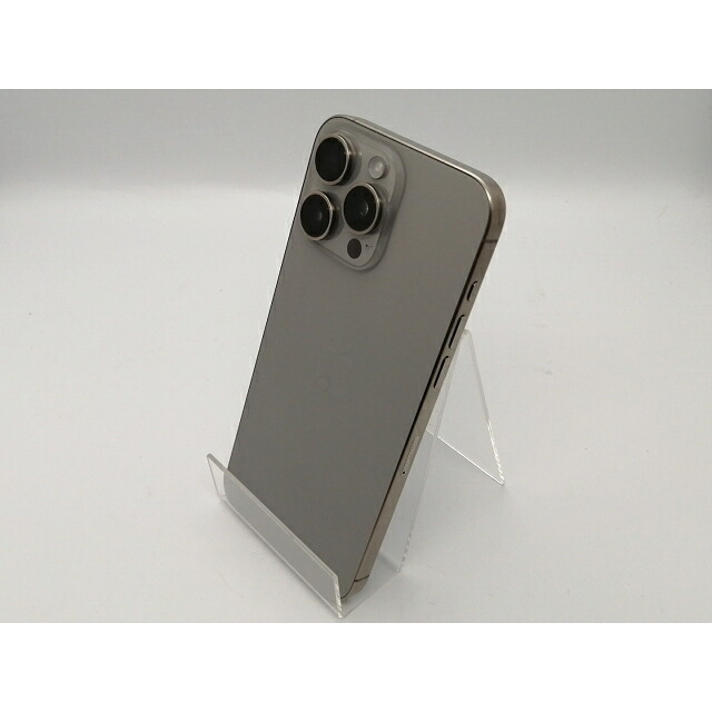 【中古】Apple 国内版 【SIM無償性】 iPhone 15 Pro Max 256GB 自然的チタニウム MU6R3J/A【大須アメ横】引きうける継続期間１ヶ月【位置づけるB】