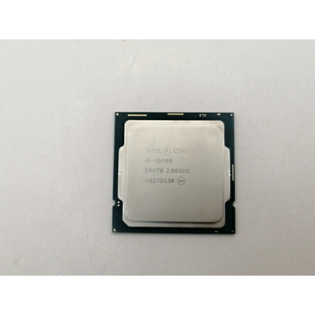 【中古】Intel Core i5-10400 (2.9GHz/TB:4.3GHz) bulk LGA1200/6C/12T/L3 12M/UHD630/TDP65W【大須アメ横】保証期間１週間