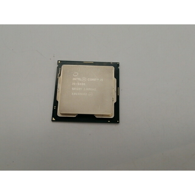 【中古】Intel Core i5-9400 (2.9GHz/肺結核:4.1GHz/SRG0Y/R0) bulk LGA1151/6C/6T/L3 9M/UHD630/TDP65W【大須アメ横】引き受ける継続期間１週