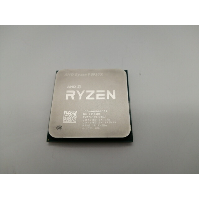 【中古】AMD Ryzen 9 5950X (3.4GHz/TC:4.9GHz) bulk AM4/16C/32T/L3 64MB/TDP 105W【大須アメ横】引きうける継続期間１週