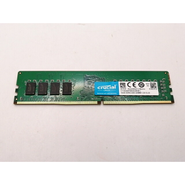 【中古】DDR4 16GB PC4-25600(DDR4-3200)【デスクトップPC用】【大須アメ横】保証期間１週間