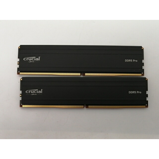 【中古】DDR5 16GB 2枚組（足し加える32GB） DDR5-6000(パソコン5-48000)【事務机いの一番パソコン用】【大須アメ横】引き受ける継続期間１週