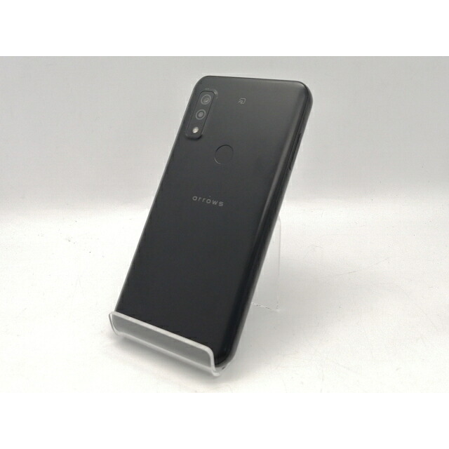 【中古】Fujitsu au 【SIM無償性】 arrows We 黒いこと 4GB 64GB FCG01【広島本通】引き受ける継続期間１ヶ月【価値づけるB】