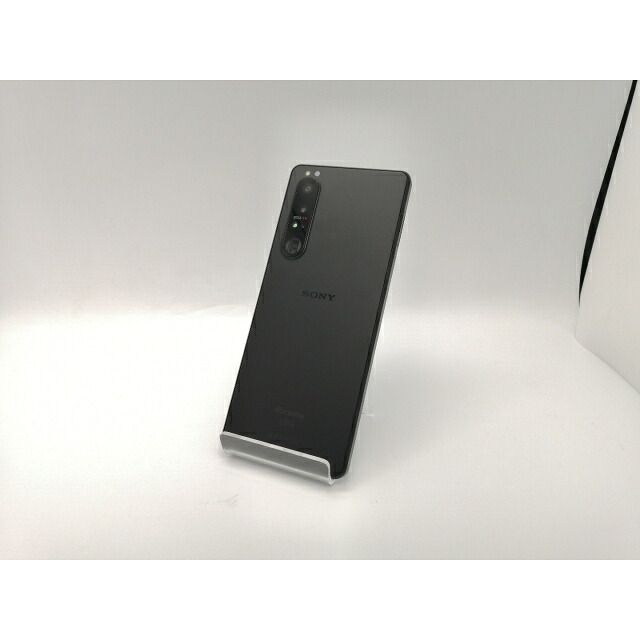 【中古】SONY docomo 【SIM鍵を掛けるあり】 Xperia 1 III フロストブラック 12GB 256GB SO-51B【広島本通】引き請ける継続期間１ヶ月【序列付けるC】