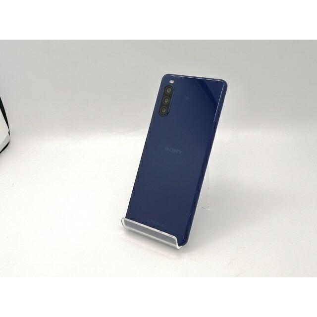 【中古】SONY ymobile 【SIM鍵を掛ける取り消す済み】 Xperia 10 II 青色 4GB 64GB A001SO【広島本通】引き受ける継続期間１ヶ月【価値づけるB】