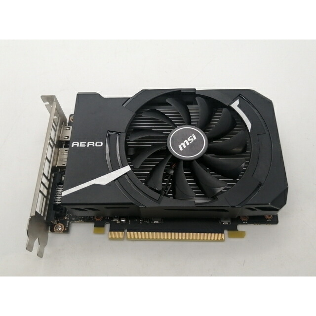 【中古】MSI GeForce GTX 1650 AERO ITX 4G OCV1 GTX1650/4GB(GDDR5)/PCI-E【広島本通】引き受ける継続期間１週