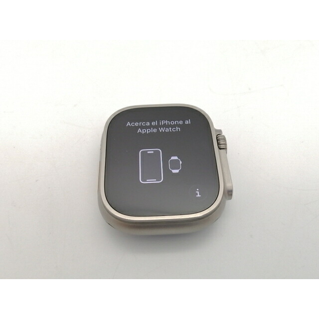 【中古】Apple Apple Watch Ultra3 49粍 Cellular ナチュラルチタニウムケース (ダンス楽隊皆無)【広島本通】引きうける継続期間１ヶ月【位置づけるA】