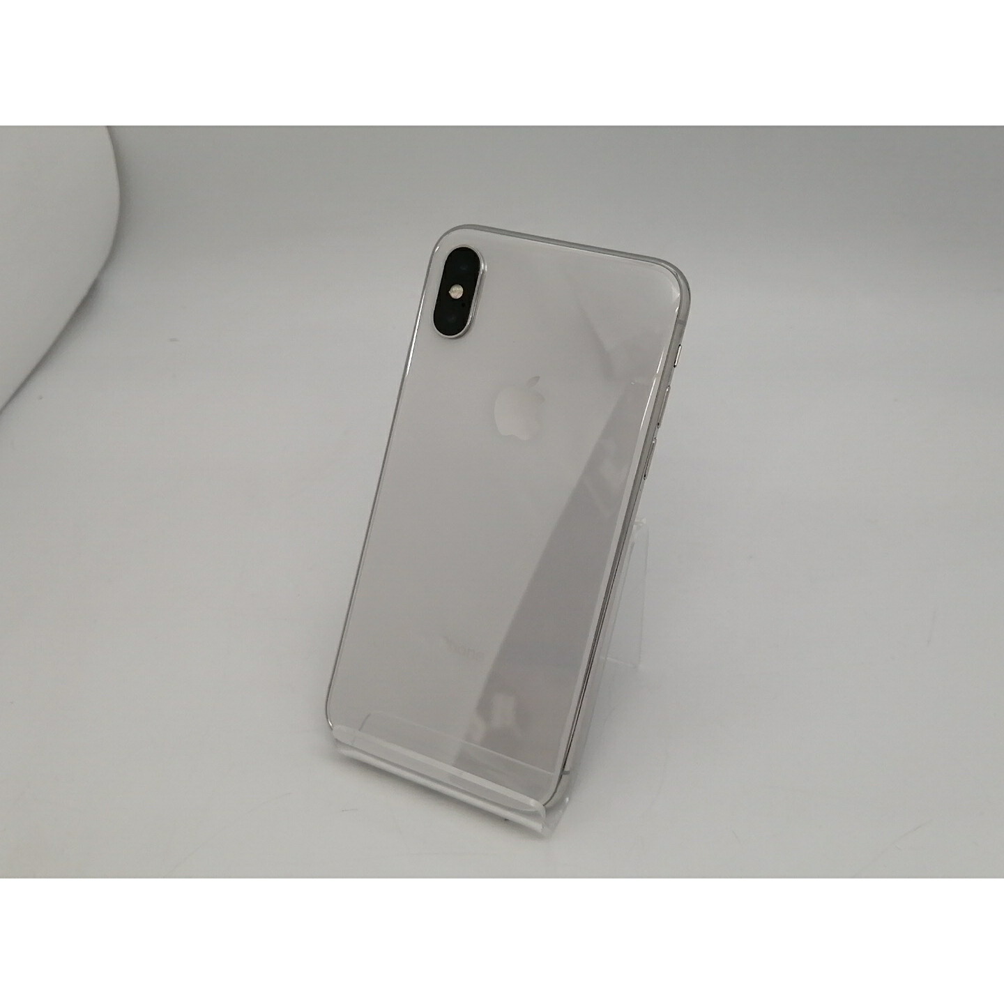 【中古】Apple docomo 【SIMロック解除済み】 iPhone X 64GB シルバー MQAY2J/A【広島本通】保証期間１ヶ月【ランクC】