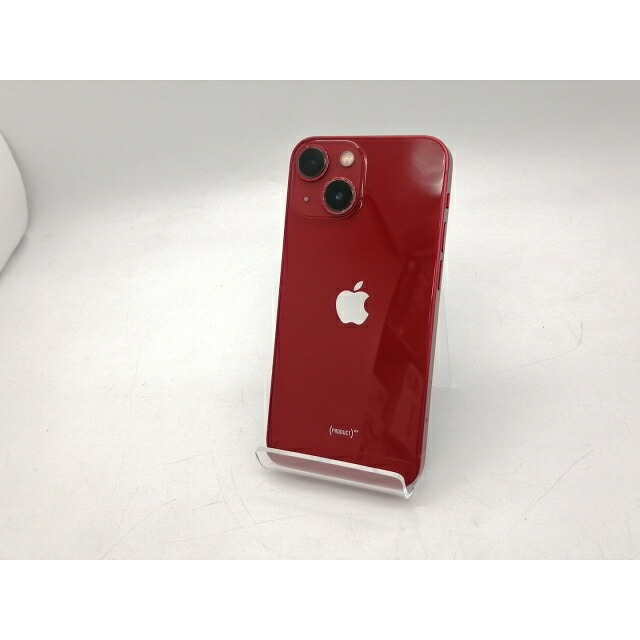 【中古】【赤ROM引き受けるあり】Apple SoftBank 【SIM無償性】 iPhone 13 mini 128GB (PRODUCT)RED MLJG3J/A【広島本通】引き受ける継続期間１ヶ月【価値づけるC】