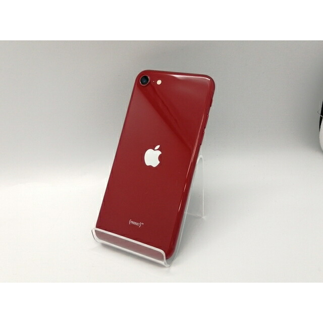 【中古】Apple au 【SIMフリー】 iPhone SE（第3世代） 64GB (PRODUCT)RED MMYE3J/A【広島本通】保証期間１ヶ月【ランクB】