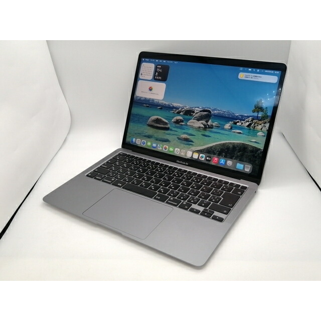 【中古】Apple MacBook Air 13インチ M1(CPU:8C/GPU:7C) 8GB/256GB スペースグレイ MGN63J/A (M1・2020)【広島本通】保証期間１ヶ月【ランクB】