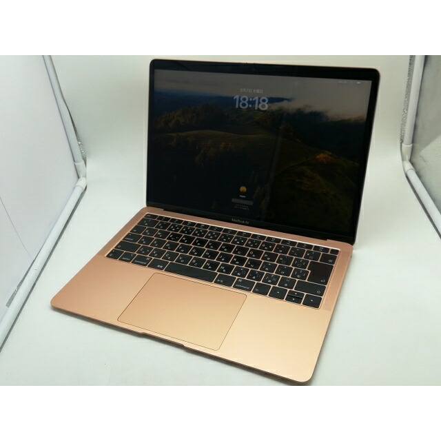 【中古】Apple MacBook Air 13in Corei5:1.6GHz 128GB Touch ID積み上げる模範例 ゴールド MVFM2J/A (Mid 2019)【広島本通】引き受ける継続期間１ヶ月【序列付けるC】