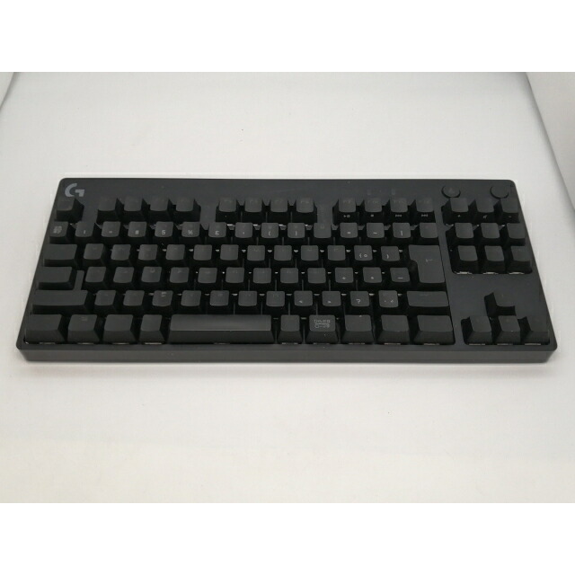【中古】Logicool PRO Gaming Keyboard G-PKB-002LN 赤軸(リニア)/ブラック【広島本通】保証期間１週間